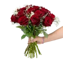 Bouquet of red roses
